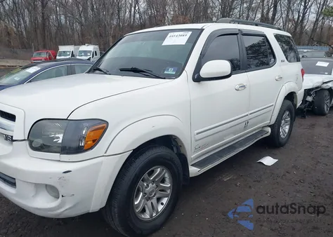 2006 Toyota Sequoia Sr5 V8 z USA, uszkodzony, nr VIN 5TDBT44A86S275292
